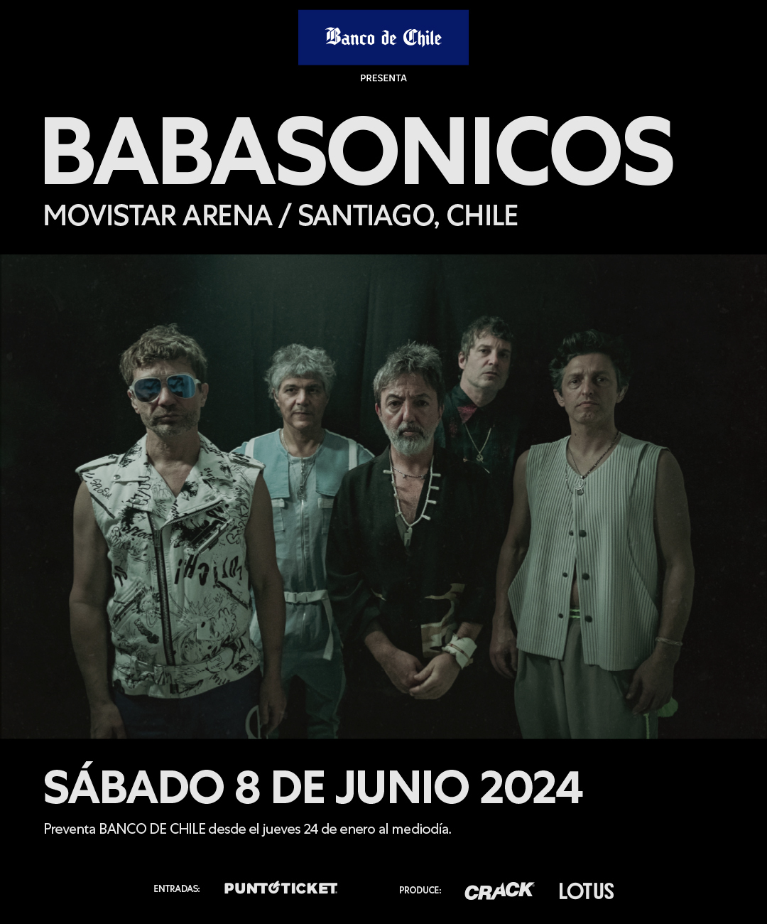 Conciertos: Babasonicos vuelve a Chile