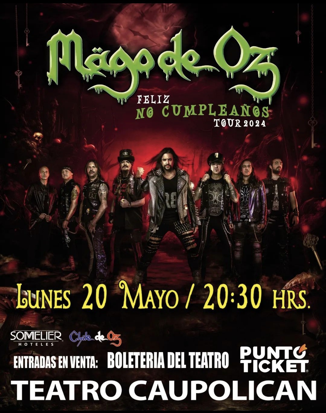 Conciertos: Mago de Oz en Teatro Caupolicán