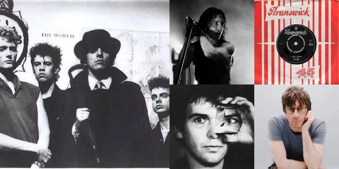 Collage of photos of the bands Killing Joke, Nine Inch Nails, The Who, Peter Gabriel, Graham Coxon